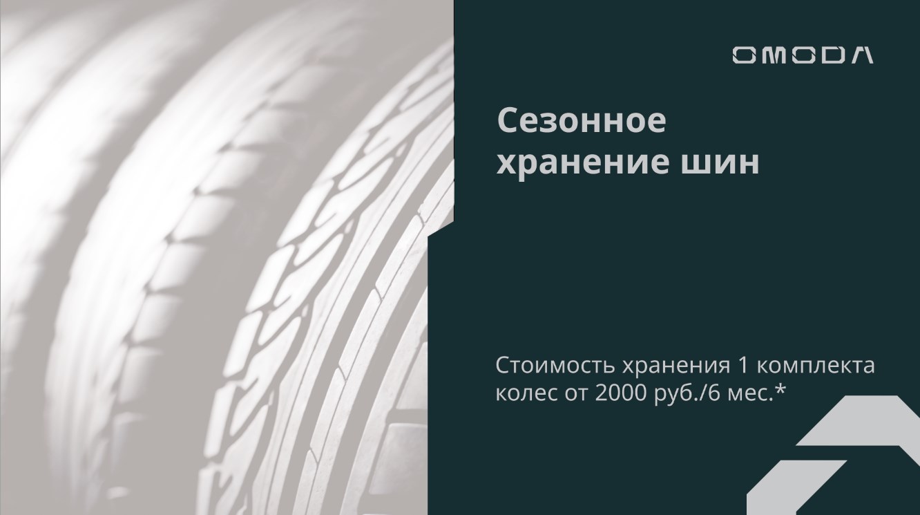 Сервисный центр OMODA Регинас предлагает услугу «Шинный отель»