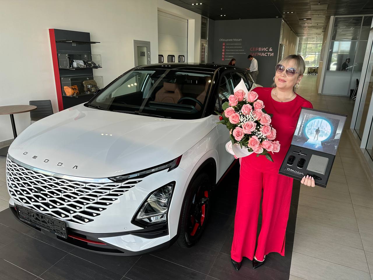 ТОРЖЕСТВЕННАЯ ВЫДАЧА АВТОМОБИЛЯ OMODA