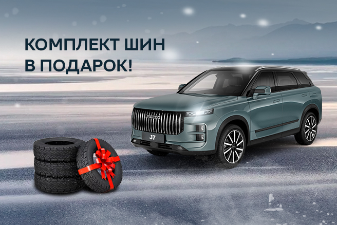 Комплект зимних шин в подарок