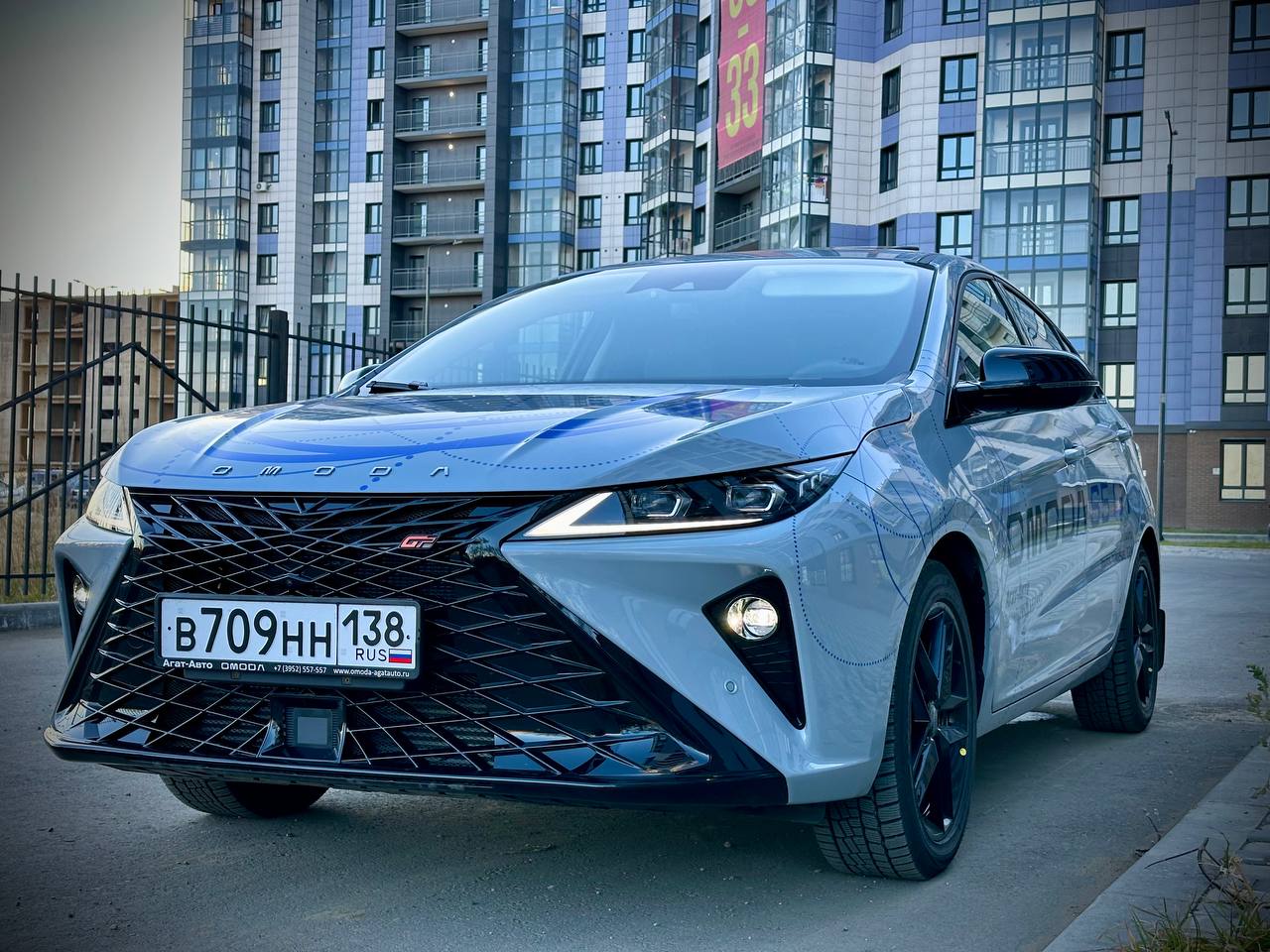 OMODA S5 GT - новый люксовый седан бизнес класса. 