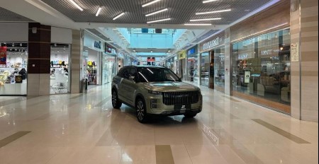 JAECOO J7. Экспонирование в ТРЦ ПЛАНЕТА
