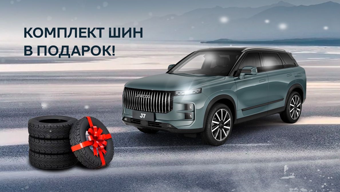 Комплект зимних шин в подарок
