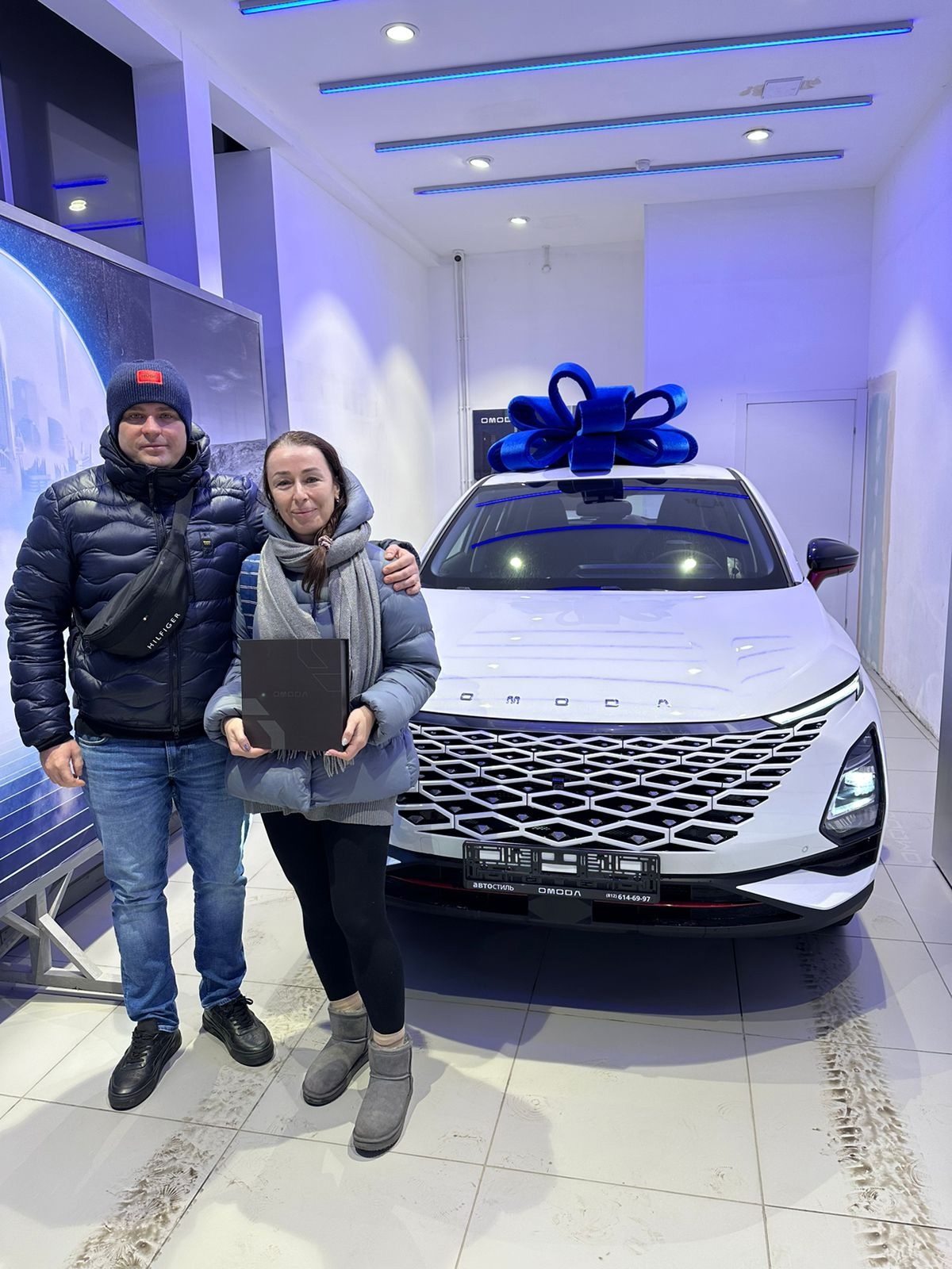 Поздравление новых владельцев автомобилей OMODA