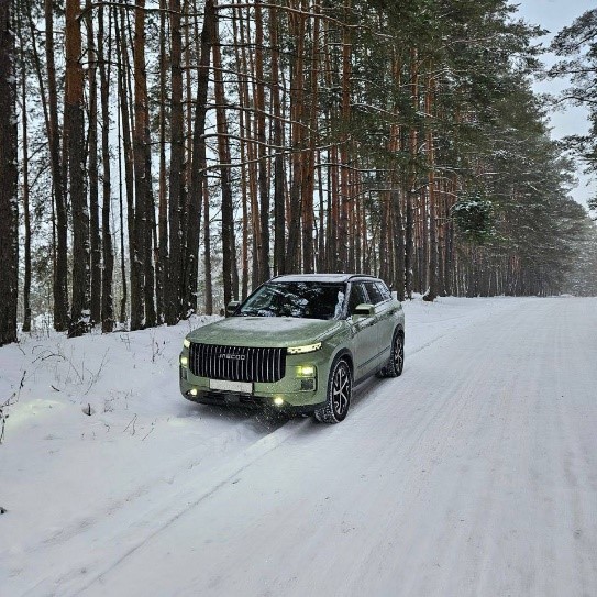 JAECOO J7 адаптирован под суровые зимние условия