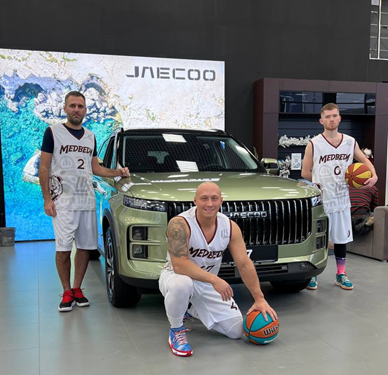 JAECOO J7 стал амбассадором  баскетбольной команды - «Медведи»! 