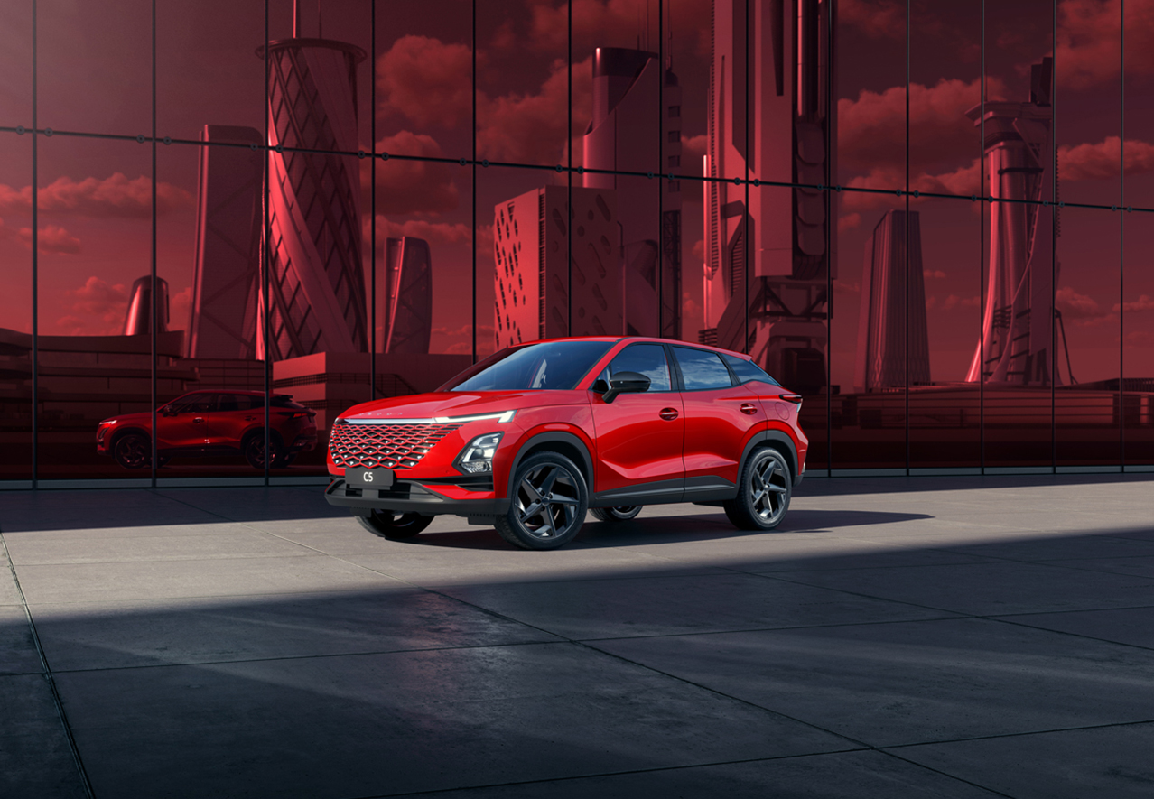 TRENDY RED: СПЕЦИАЛЬНАЯ СЕРИЯ OMODA C5 