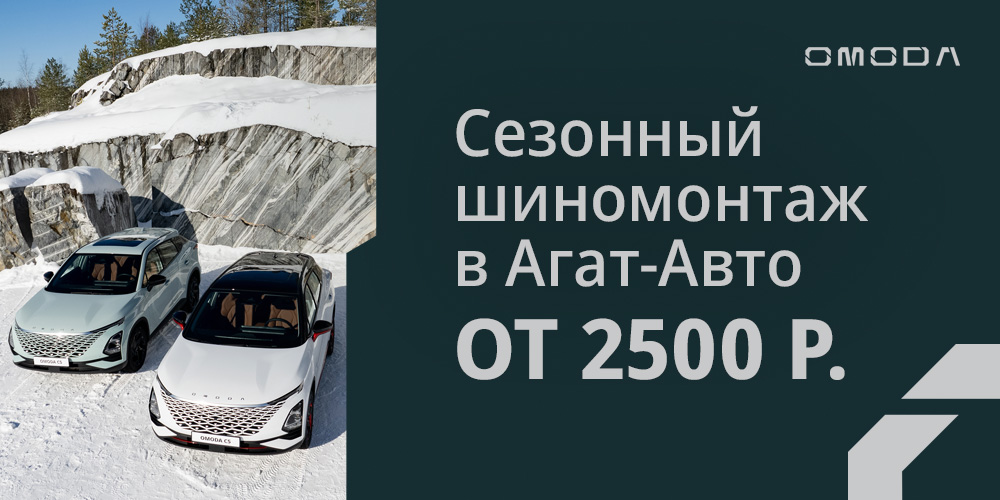 Спецусловия на ШИНОМОНТАЖ в Агат-Авто