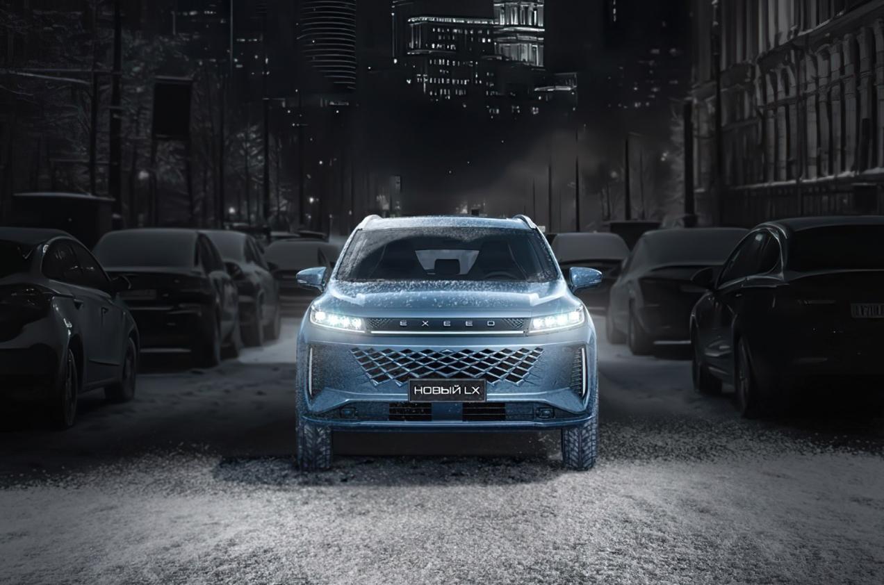 Зима с EXEED LX: яркие акценты в снежных пейзажах