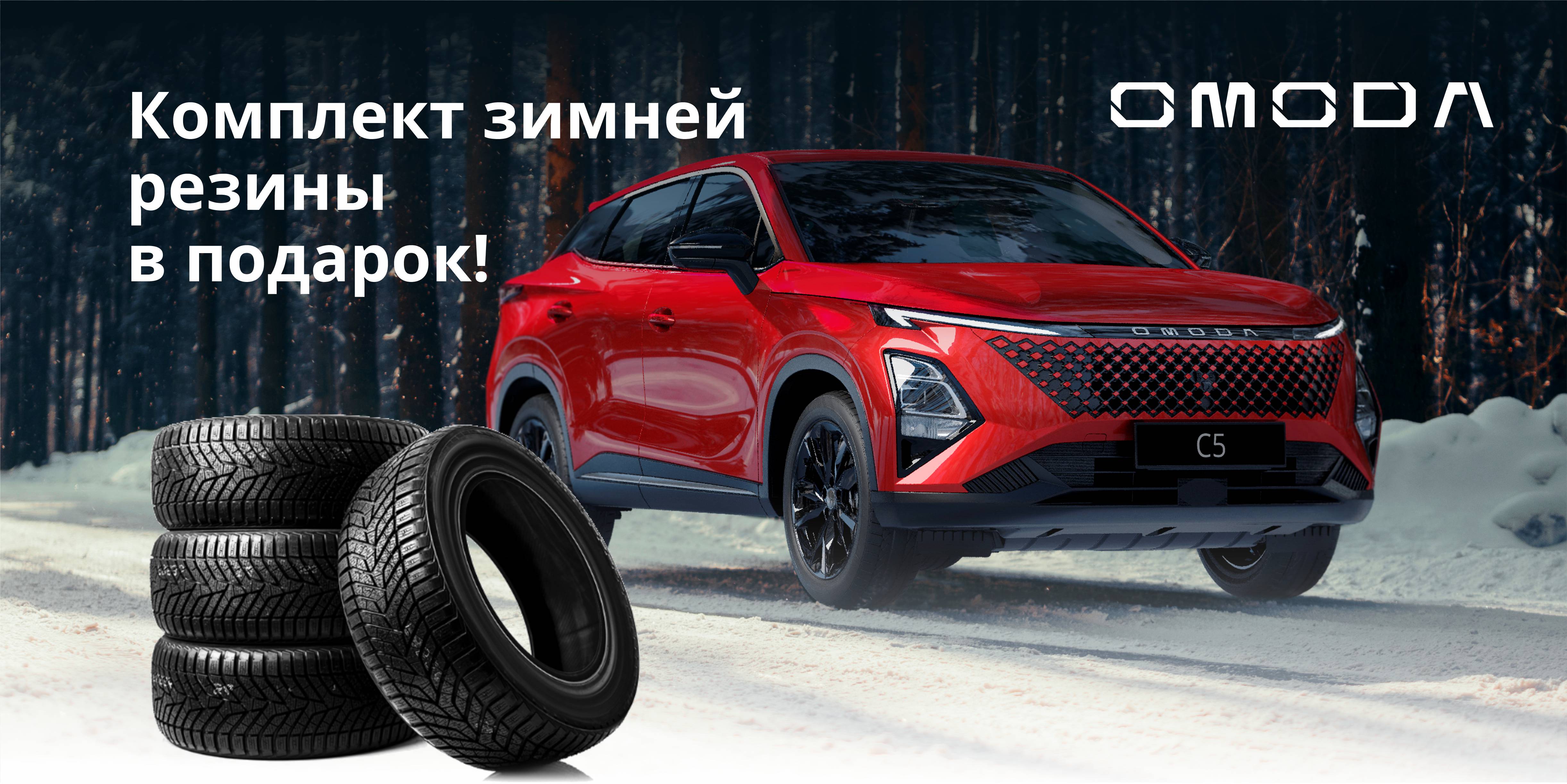 Комплект зимней резины в подарок!