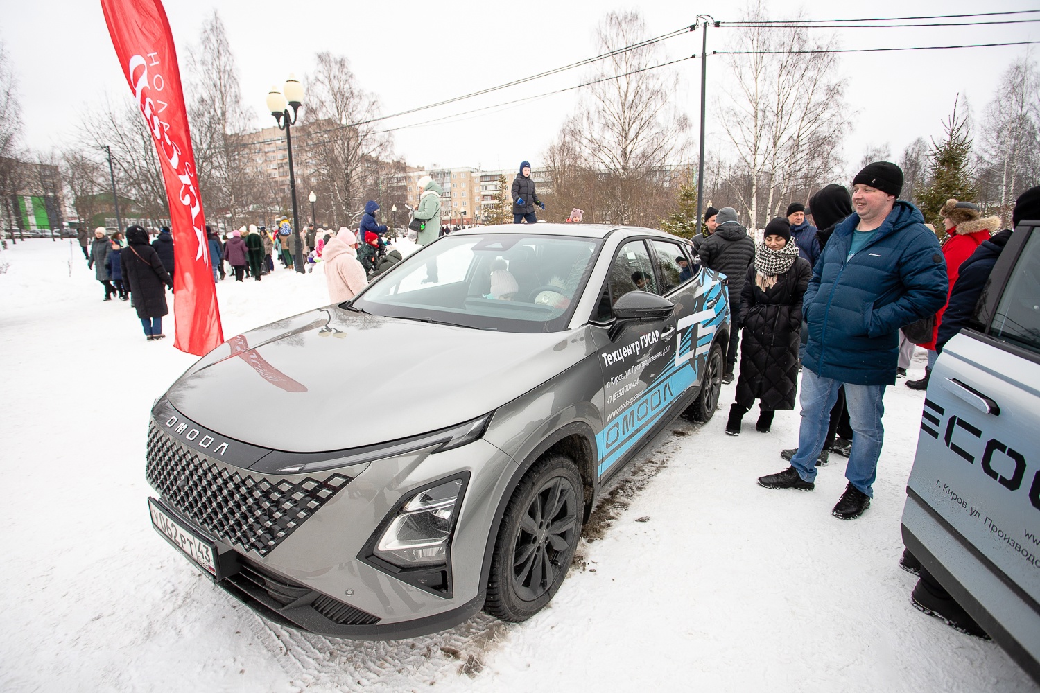 Автомобили OMODA на празднике Масленицы