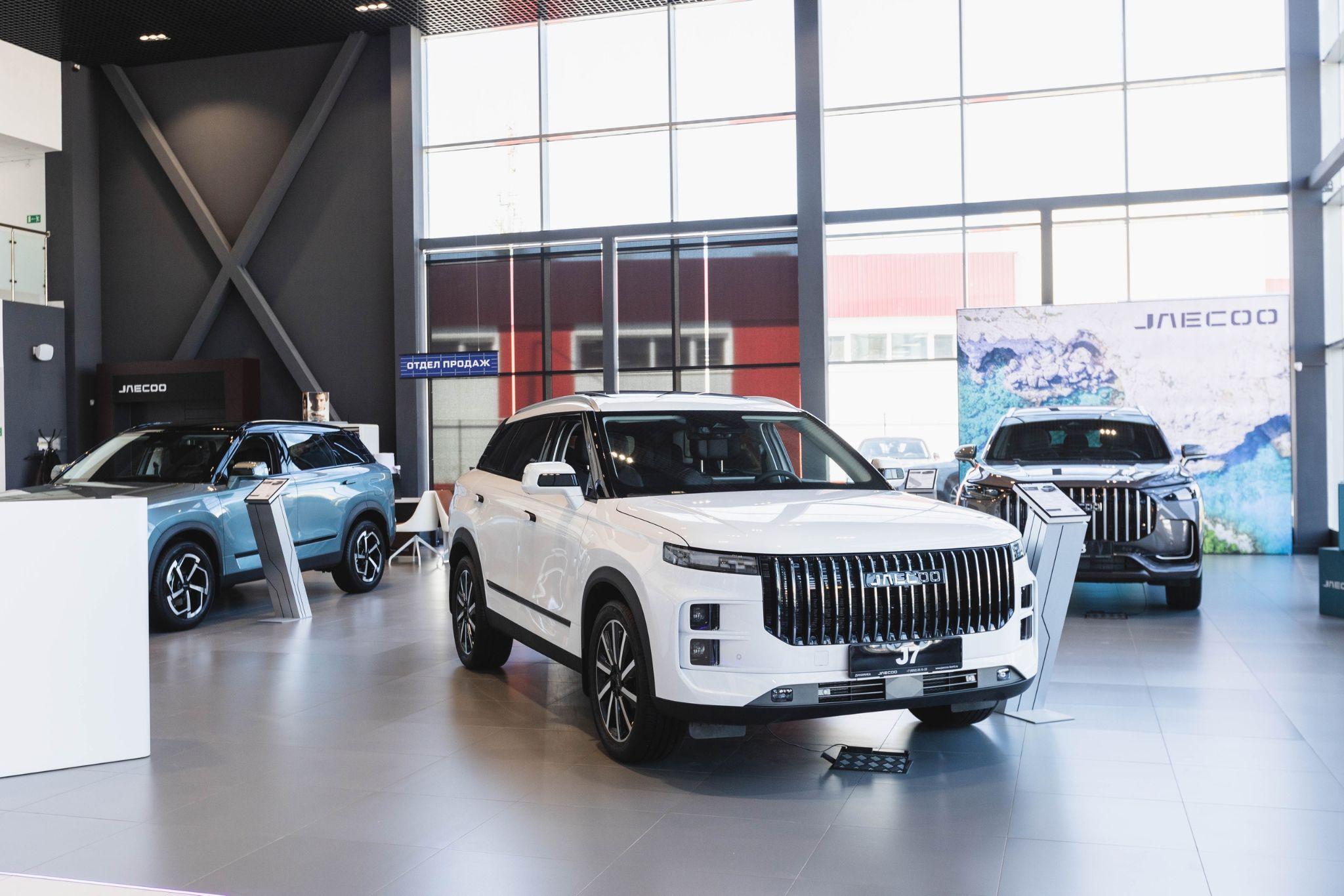 Стартовые цены на автомобили JAECOO