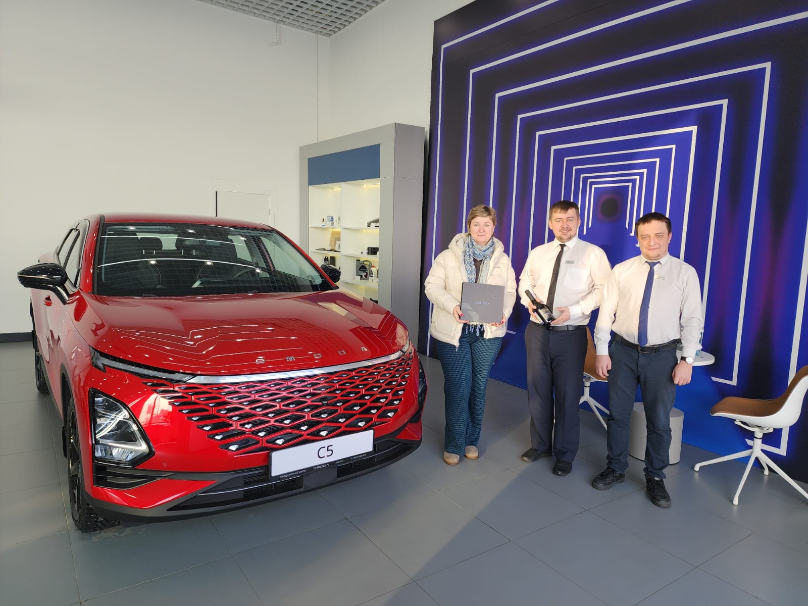 Поздравляем обладателей новых автомобилей OMODA!