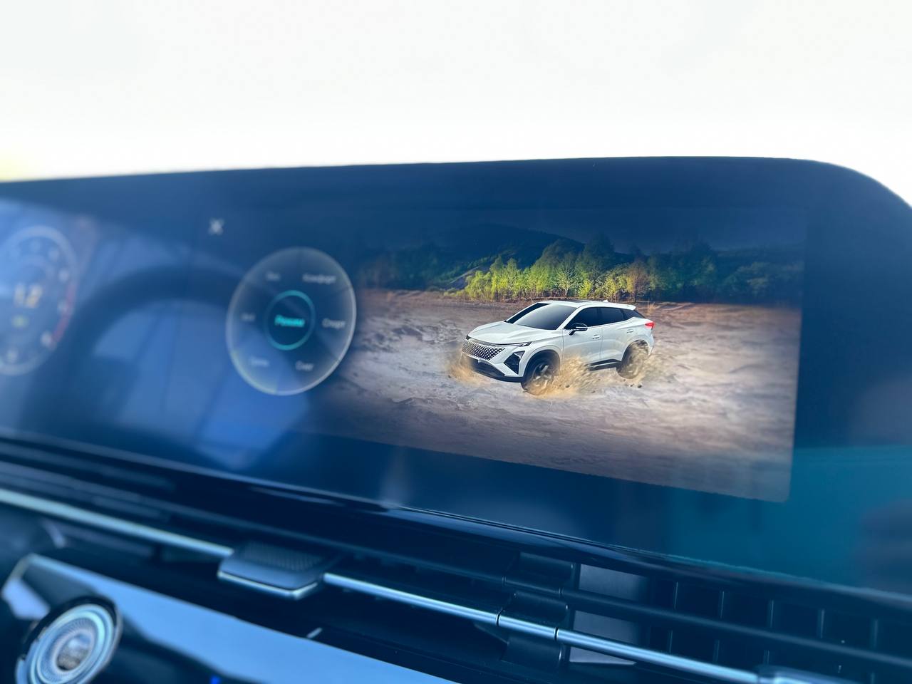 OMODA C5 на полном приводе. Режимы управления