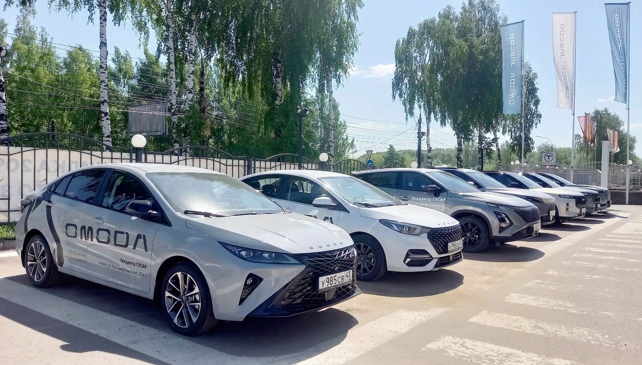 Большое поступление автомобилей OMODA в Техцентре Гусар