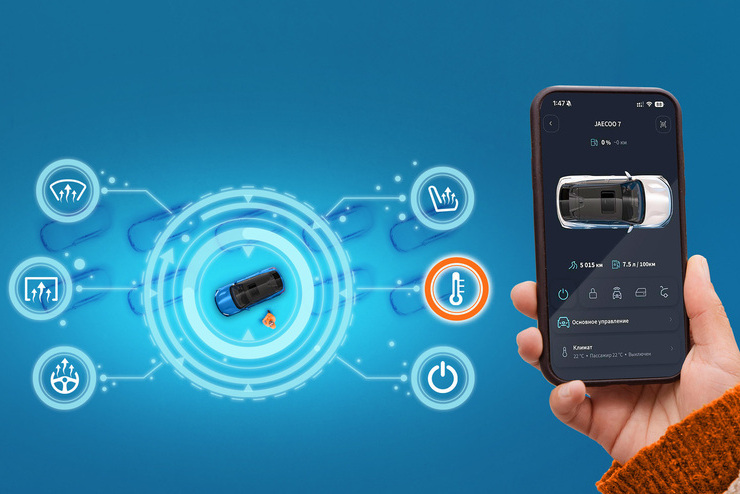 Телематическая система JAECOO Remote Winter Edition