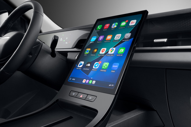 «Планшет» на передней панели