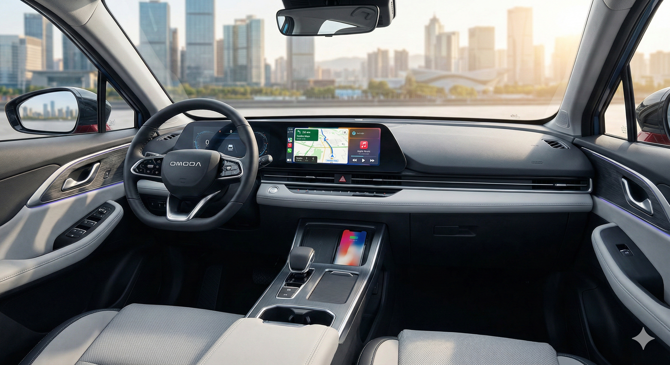 Как подключить CarPlay к OMODA