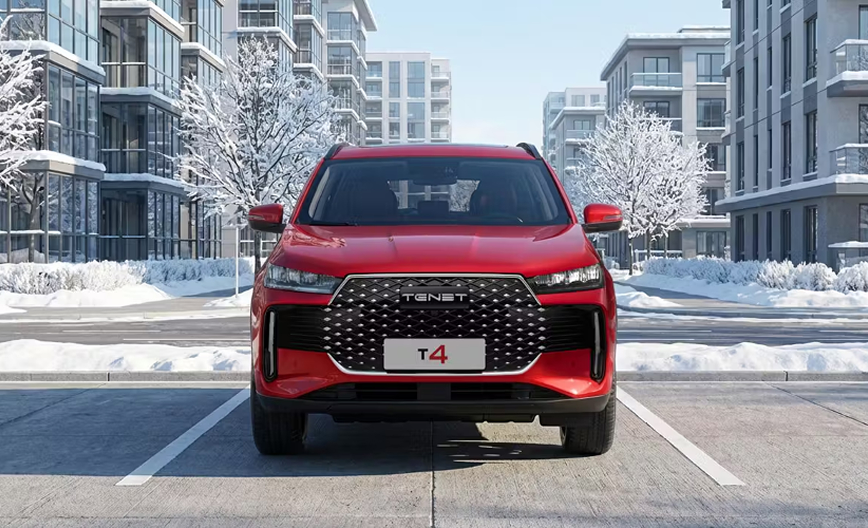 TENET T4 – маневренность модели в условиях зимнего города